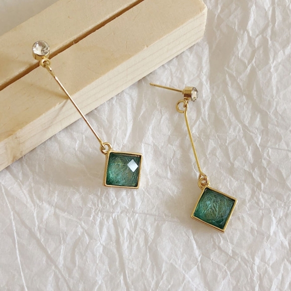 ❤NEW fashion faux rhinestones crystal squares - Picture 2 of 4